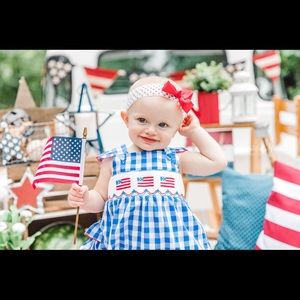 12m smocked flag bubble